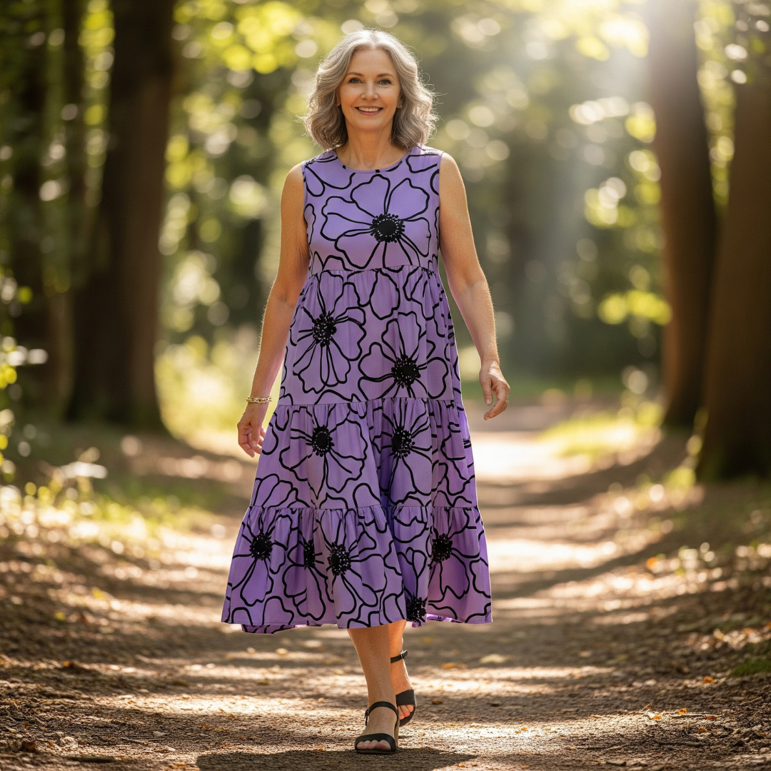 Elaine™ | Sleeveless Day Dress