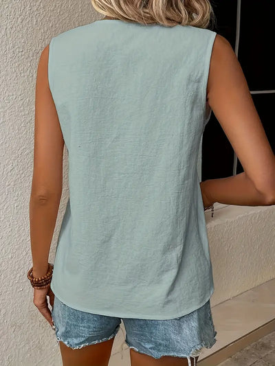 Liljana - Elegant sleeveless shirt