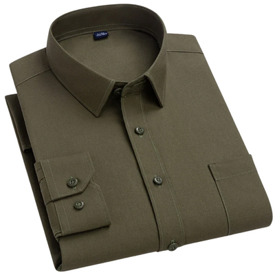 Formaro – Men’s Solid Tactical Dress Shirt