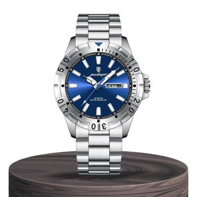Maverick | Sporty Rotating Bezel Stainless Steel Watch
