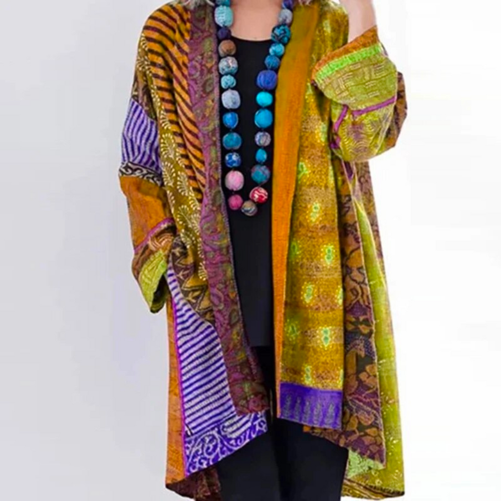 Women's bohemian kimono cardigan for effortless charm