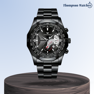 Scott | Men's Large Dial Creative Calendar Wristwatch | 44mm