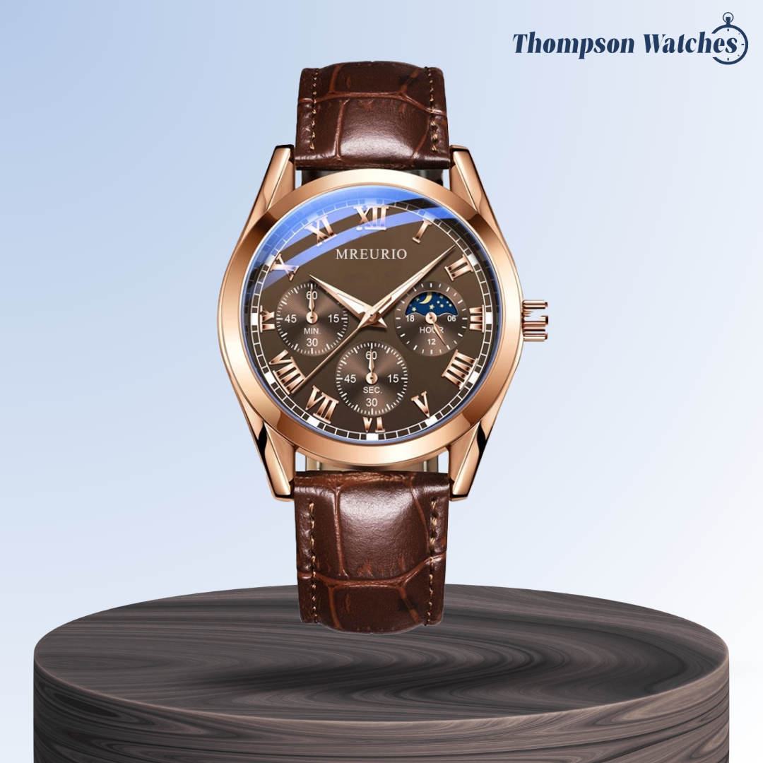 Stephen | Elegant Moon Phase Chronograph