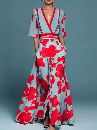 LANA | BOLD FLORAL MAXI DRESS