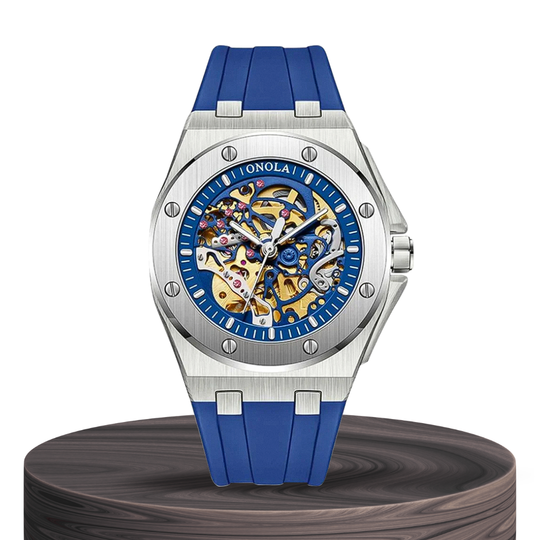 Zayden | Sporty Modern Eye-Catching Skeleton Watch