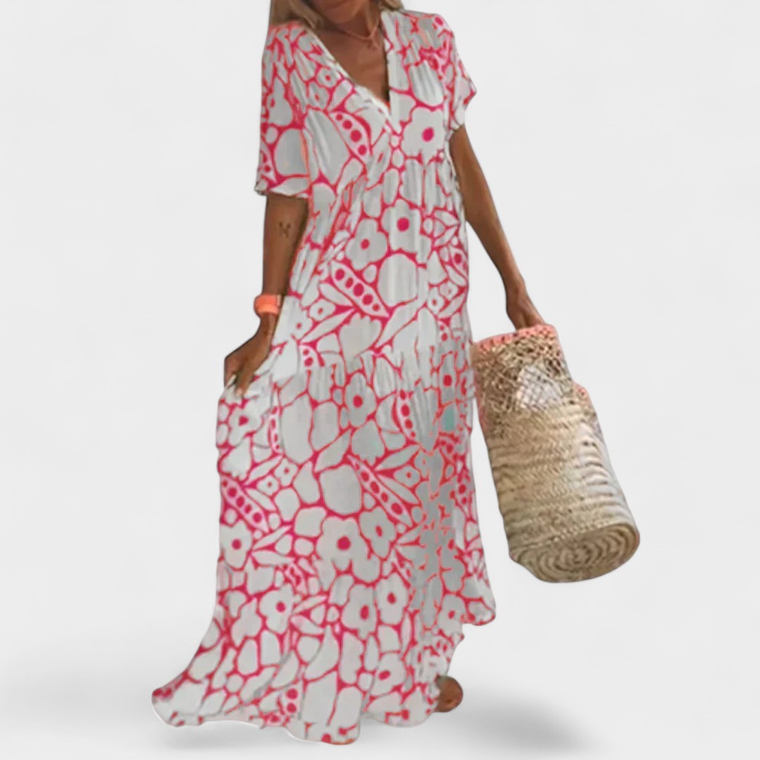 CHRISTIE | RELAXED FLORAL MAXI DRESS