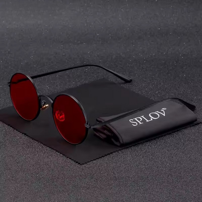 Alessio Vantini Retro Punk Round Sunglasses