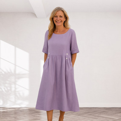 Evelyn | Button Summer Dress with Pockets