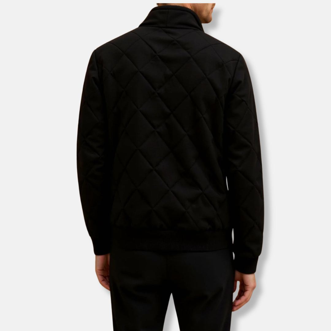 Vento Urbano – Quilted Bomber Jacket
