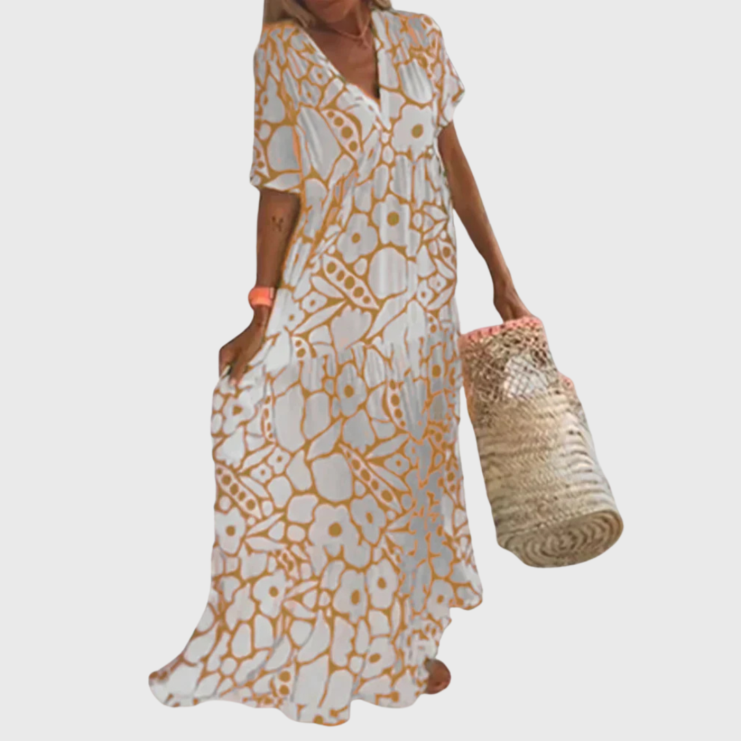 Avery | Sun-Kissed Stroll Lightweight Dress