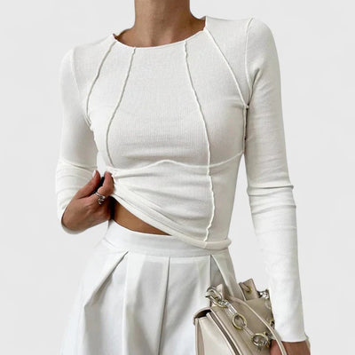 SOLENYA | COMFORTABLE LONG SLEEVE TOP