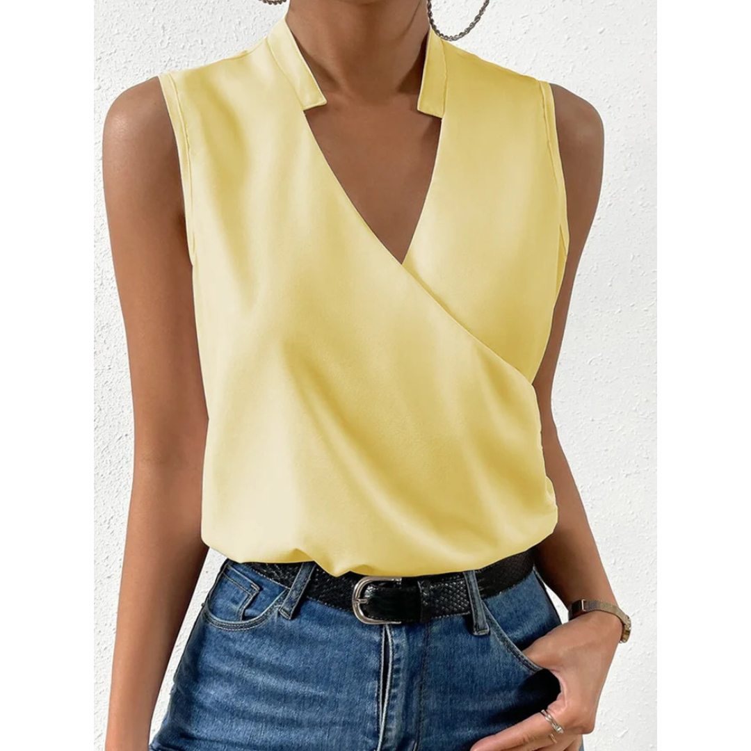 Celine | Summer Light V-Neck Top