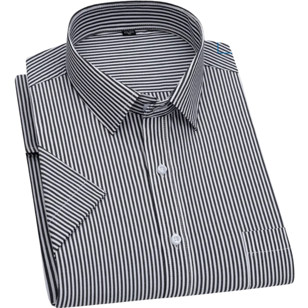 Stravero – Men’s Classic Striped Dress Shirt