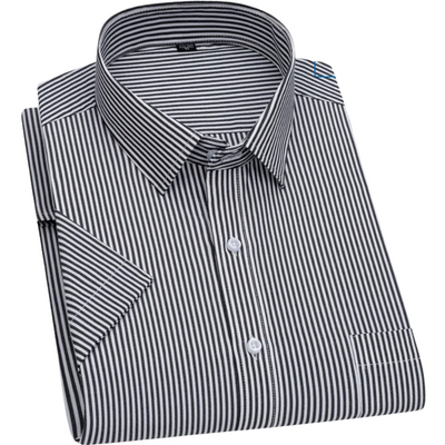 Stravero – Men’s Classic Striped Dress Shirt