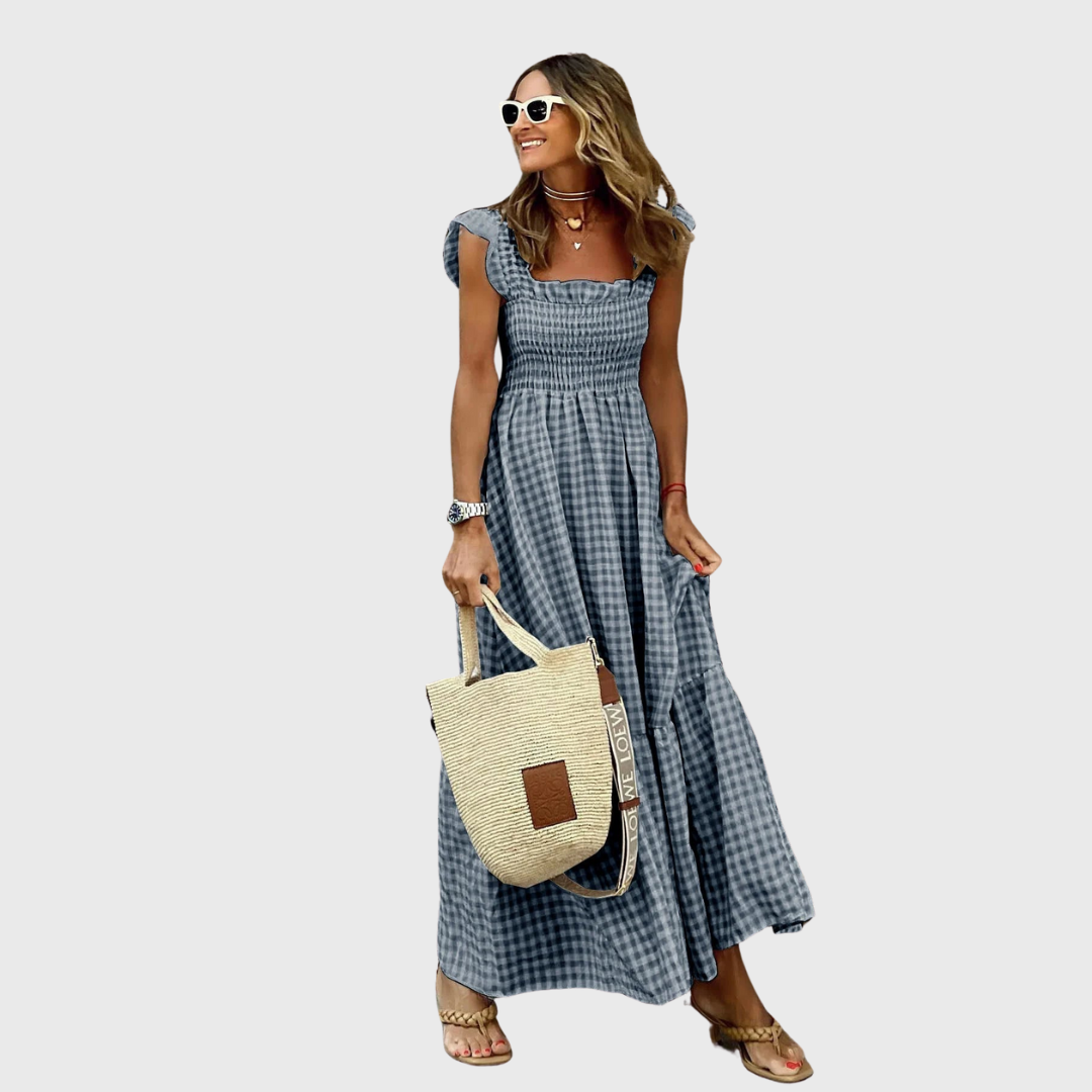 Stella | Checked Comfort Dress