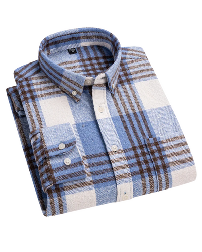 Glenworth – Men’s Winter Plaid Flannel Shirt