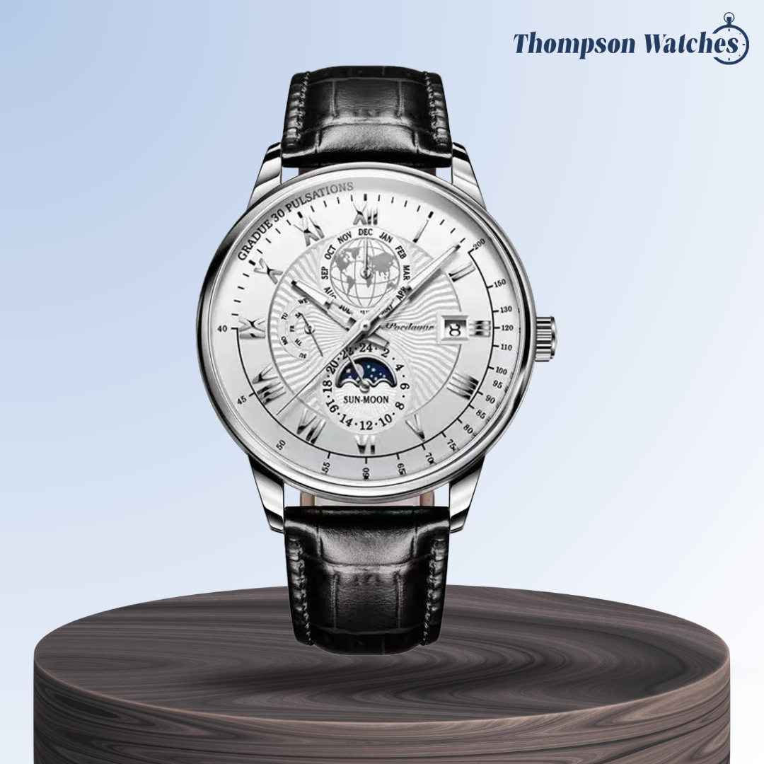 Xavier | Modern Luxury Slim Quartz Timepiece Watch | 40mm