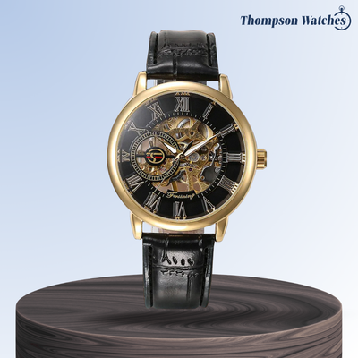 Peter | Fashionable Men's Roman Numerals Mechanical Watch | 42mm