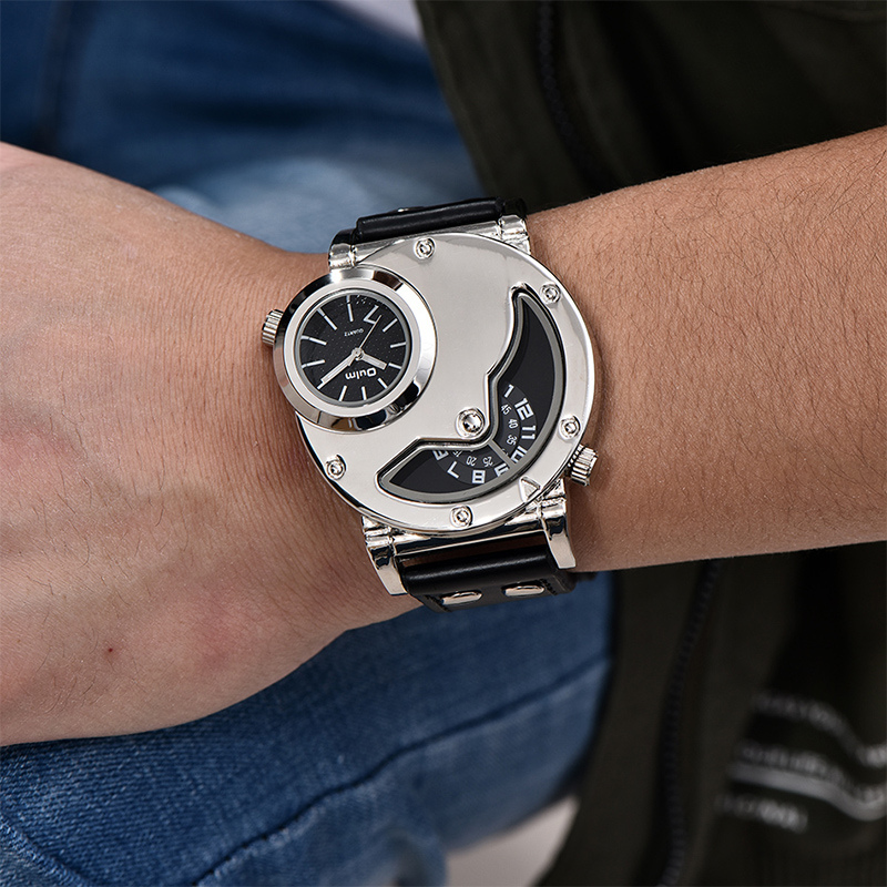 Harry Melbourne® - Multi-Time Zone Leather Band Watch