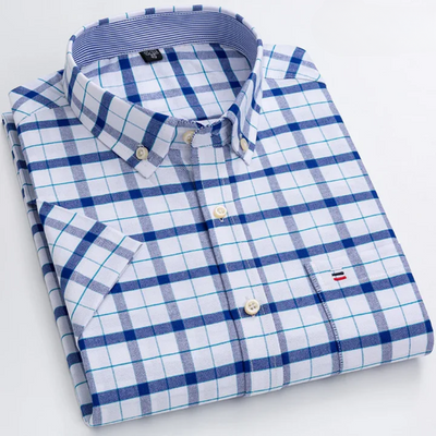 Monteluro – Men’s Heritage Check & Stripe Shirt
