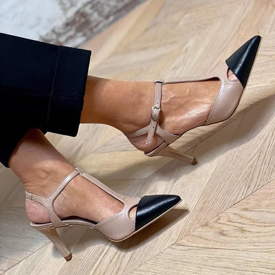 Mirella | Two-Tone Pointed Heels