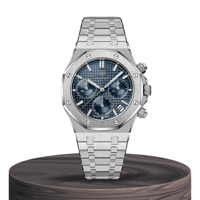 Damian | Iconic Steel Frame Bold Chronograph Design Watch