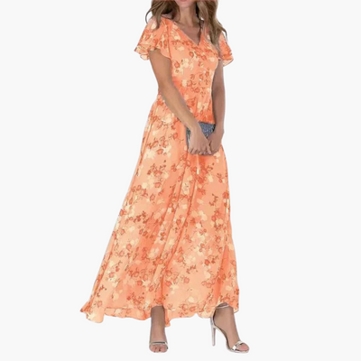 Natalie | Long Floral Dress