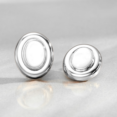 Giselle Pearl Earrings | White Gold 14k