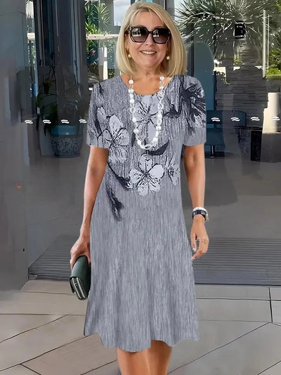 CATHERINE | RELAXED FLORAL SHIFT DRESS