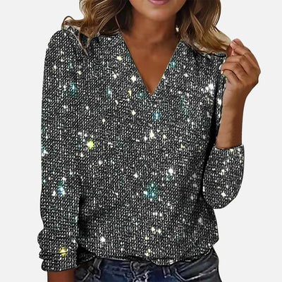 Yinthe™ | Sparkle Diamond Blouse