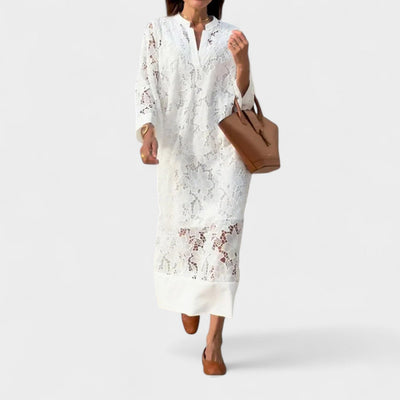 CLAIRE | LACE MIDI DRESS