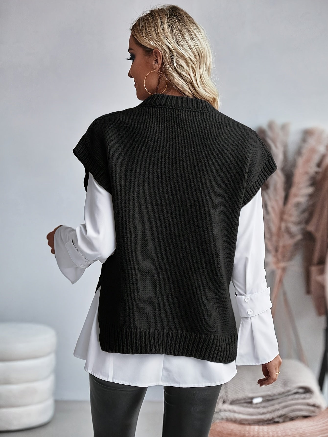 Marie™ | Classic Cable Knit Vest