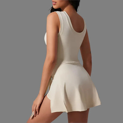 Wrap-Style Tennis Dress