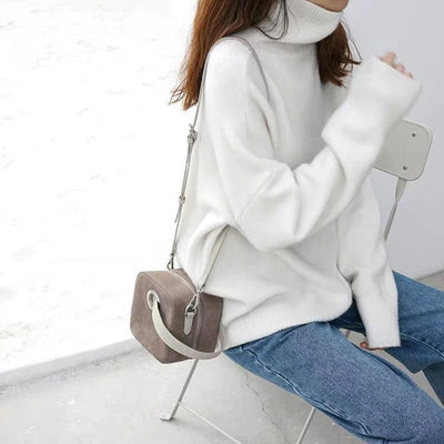 Julia | Soft High-Neck Knit Sweater