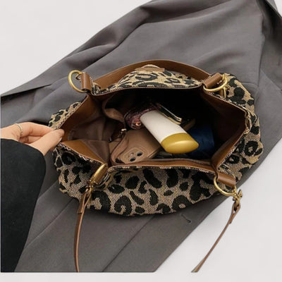 Anouk™ | Leopard Canvas Tote Bag