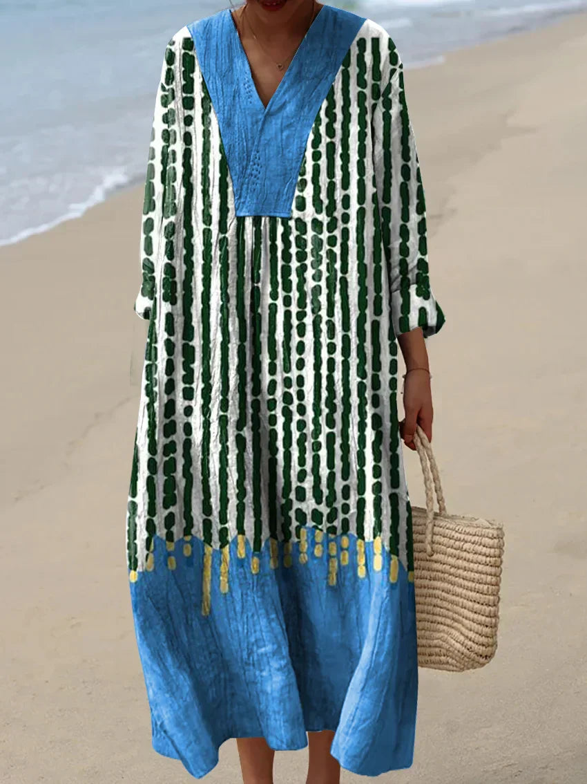 Anya™ | Botanical Print Midi