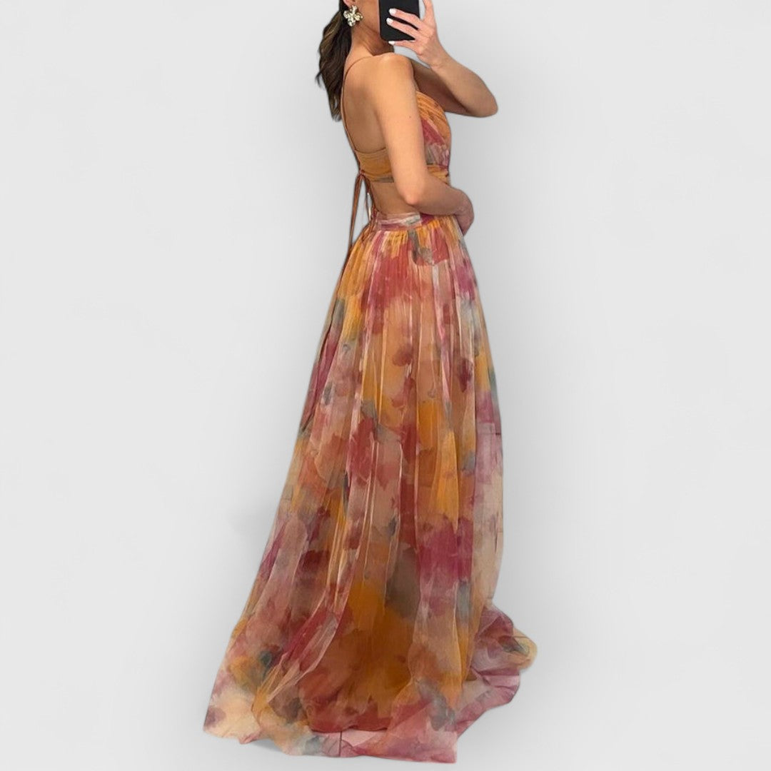 Vada | Maxi dress with floral print