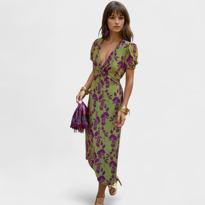 Elyse | Floral Wrap Day-to-Evening Maxi