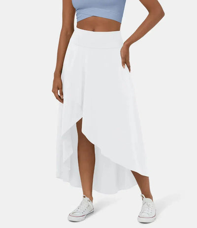 2 in 1 Quick-Drying Elegant Casual Midi Skirt with Built-In Shorts Avencea