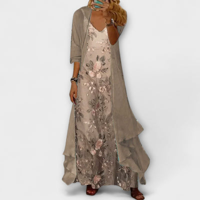 Lhorissa | Elegant Maxi Dress with Jacket