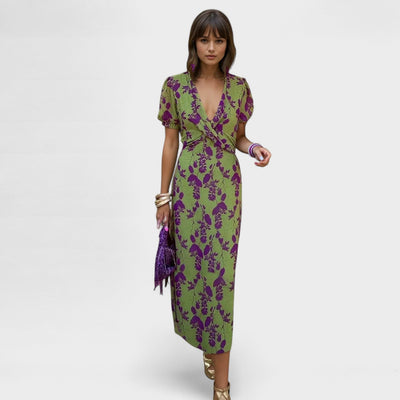 Elyse | Floral Wrap Day-to-Evening Maxi