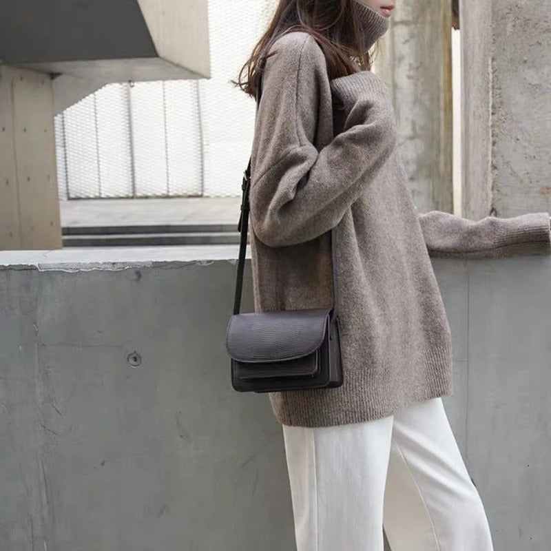 Julia | Soft High-Neck Knit Sweater