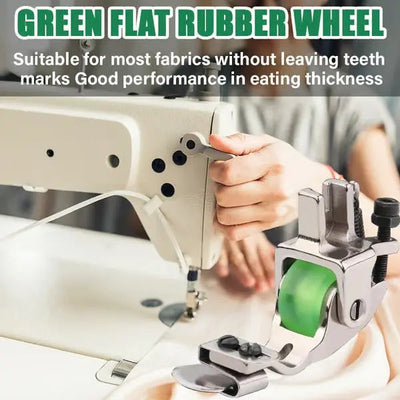 GlideCraft™ Adjustable Roller Foot — Master Perfect Hems with Effortless Precision on Any Fabric