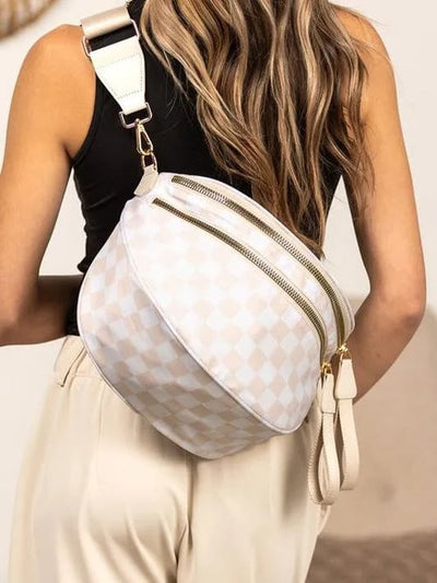 Elsie - Checkered Bum Bag