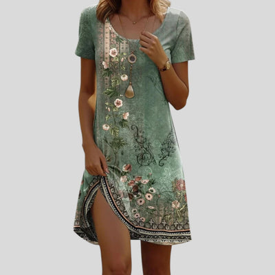 Helena | Floral Grace Summer Dress