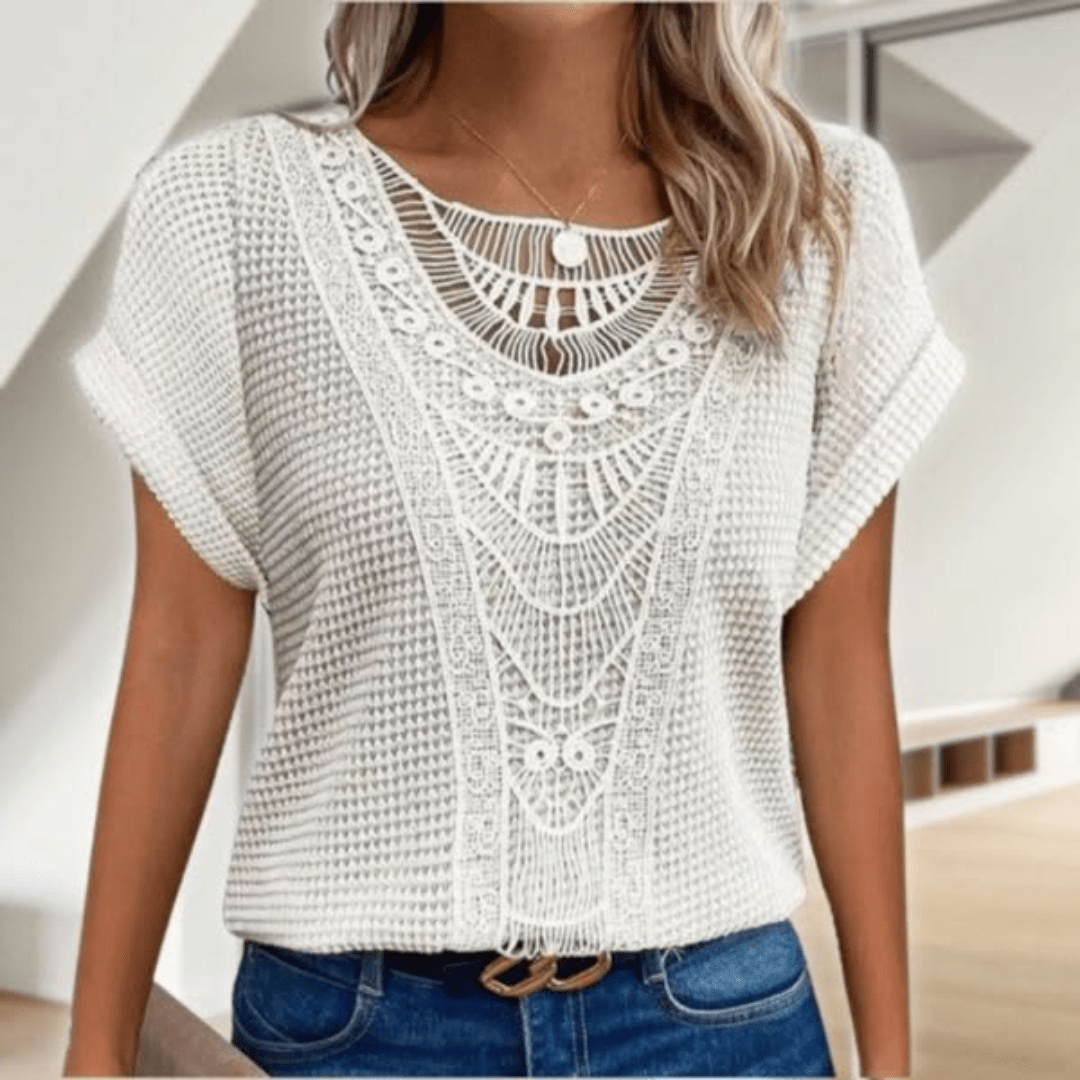 Hazel | Elegant Ibiza-Inspired Blouse