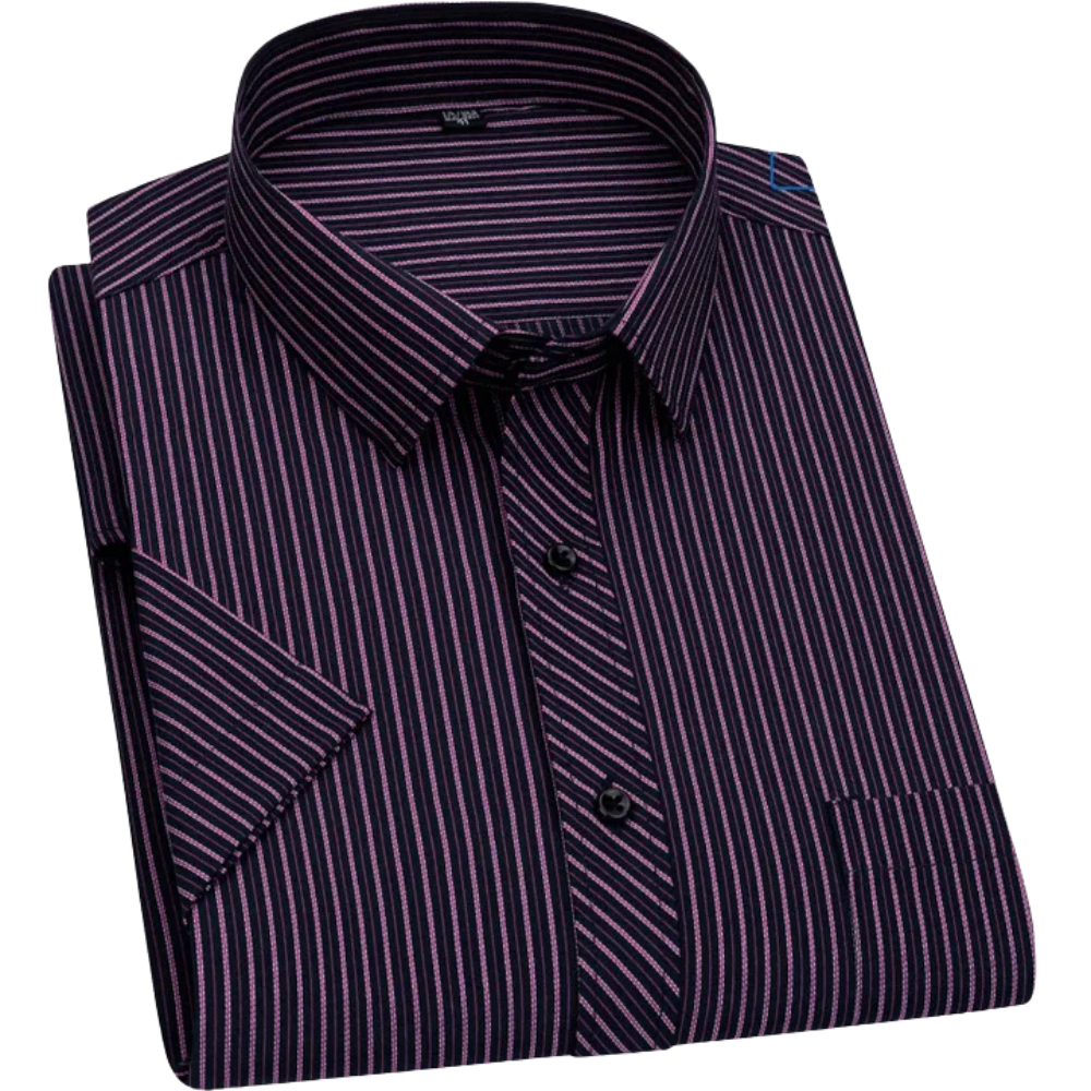 Stravero – Men’s Classic Striped Dress Shirt
