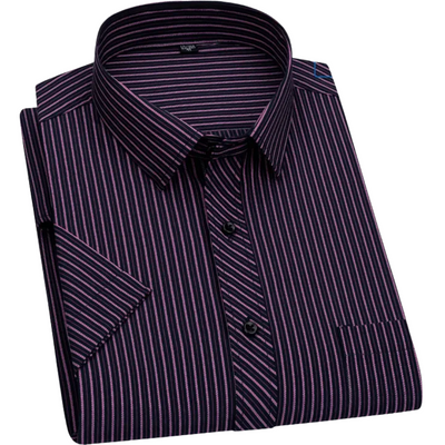 Stravero – Men’s Classic Striped Dress Shirt