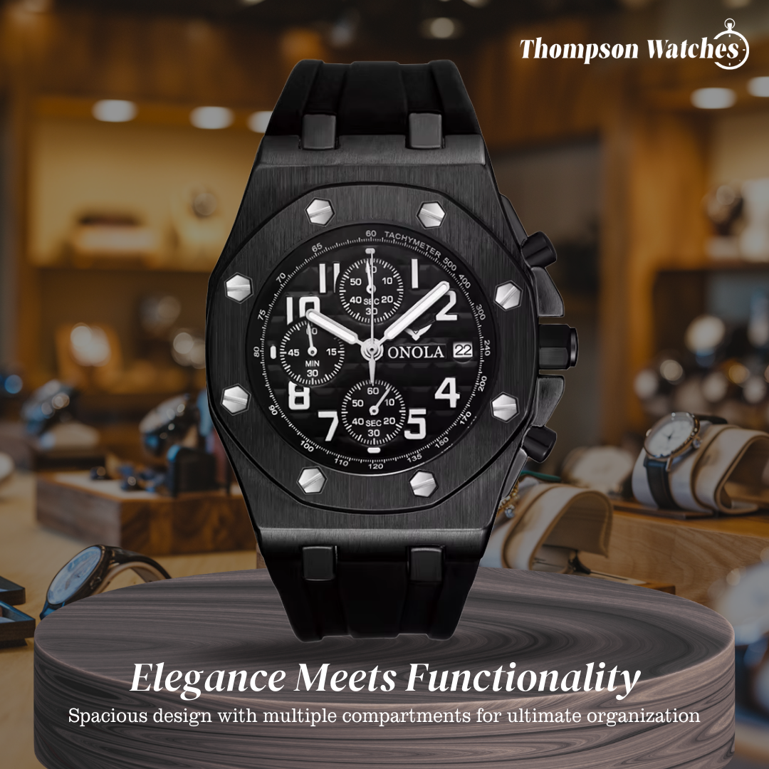 Andrei | Octagonal Bezel Chronograph Watch