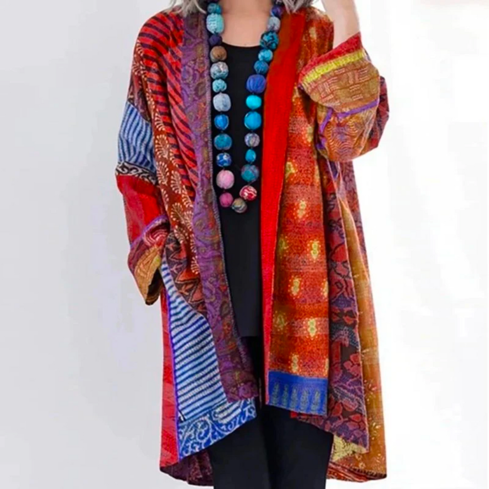 Women's bohemian kimono cardigan for effortless charm